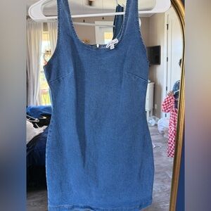 Derek Heart Blue Denim Dress